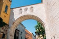 Hosok kapuja castle gate in Veszprem, Hungary Royalty Free Stock Photo