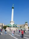 Hosok Tere or Heroes Square in Budapest, Hungary