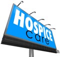 Hospice Care Billboard Advertise Home Nursing Medical Service