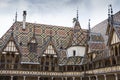 Hospices de dieu in burgundy Royalty Free Stock Photo