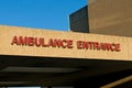 Hospital ambulance entrance