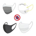 Hospital breathing medical respiratory face mask, Protective medical masks Various respirators for health care