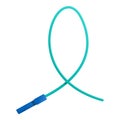 Hospital catheter icon, cartoon style Royalty Free Stock Photo