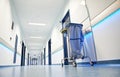 Hospital corridor Royalty Free Stock Photo