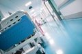 Hospital corridor as a conceptual healthcare background