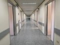 The hospital corridor Royalty Free Stock Photo