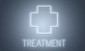 Hospital Cross Health Treatment Icon Graphic Concept