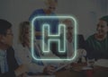 Hospital Cross Health Treatment Icon Graphic Concept Royalty Free Stock Photo