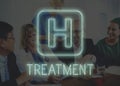 Hospital Cross Health Treatment Icon Graphic Concept Royalty Free Stock Photo