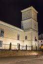 Hospital de Santiago at night, Ubeda, Jaen, Spain Royalty Free Stock Photo