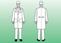 Hospital Doctor Surgeons Nurse Paramedic vector figures icons