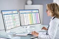 Hospital Doctor Using Spreadsheet For Billing Codes