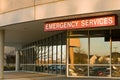 Hospital emergency room entrance Royalty Free Stock Photo