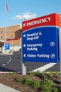 Hospital Emergency Room Sign Royalty Free Stock Photo