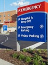 Hospital Emergency Room Sign