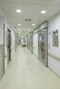 Hospital emergency and surgery corridor. Royalty Free Stock Photo