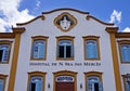 Hospital facade, Hospital Nossa Senhora das Merces in Sao joao del Rei, Brazil