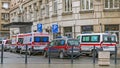 Hospital Front Ambulances