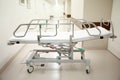 Hospital gurney or stretcher at emergency room