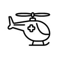 hospital helicopter icon