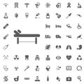 Hospital icon. Medical and Hospital Icon vector Set.