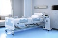 Hospital interior in recovery or inpatient room Royalty Free Stock Photo