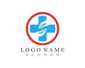 Hospital logo vector icons