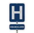 Hospital and Obamacare Royalty Free Stock Photo