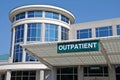 Hospital Outpatient Entrance Sign Royalty Free Stock Photo