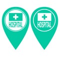 Hospital pin pointer in two color version