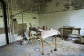 Hospital in Pripyat city abandoned after the Chernobyl disaster