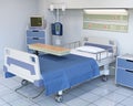 Hospital Room, Bed, Medical, Healthcare, Equipment Royalty Free Stock Photo