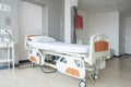 Hospital room with beds and comfortable medical equipped