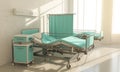 hospital room two beds Royalty Free Stock Photo
