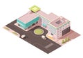 Hospital Isometric Mockup