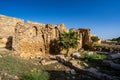 Hospital of St. Anthony ruins in the old town Famagusta. Royalty Free Stock Photo