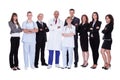 Hospital staff group Royalty Free Stock Photo