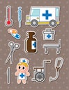 Hospital stickers