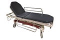 Hospital stretcher isolated on white background for easy selection