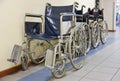 Hospital wheelchairs Royalty Free Stock Photo