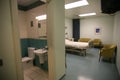 Hospitals bedroom and washroom