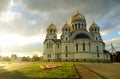 Host Ascension Cathedral. Novocherkassk. Russia. Sunset