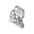 host lotto isometric icon vector illustration Royalty Free Stock Photo