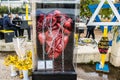 Hostages Square in front of the Tel Aviv Museum of Ar