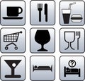 Hostelry, Alimentation symbol Royalty Free Stock Photo