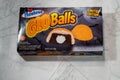 Hostess Brand GloBalls are Halloween limited edition Snoball chocolate treats