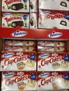 Hostess holiday display in a retail store