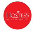 Hostess with the Mostess Logo Design Royalty Free Stock Photo