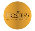 Hostess with the Mostess Logo Design Royalty Free Stock Photo