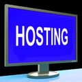 Hosting Shows Web Internet Or Website Domain